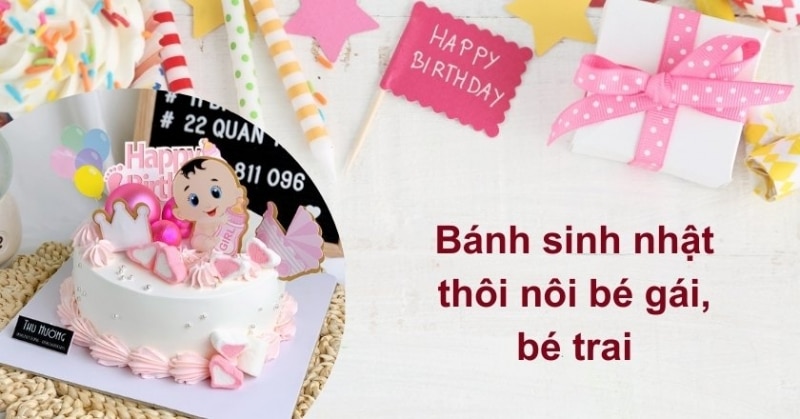 Bánh kem sinh nhật 2 tầng thôi nôi bé trai tạo hình con gà siêu dễ thương |  Bánh Kem Ngộ Nghĩnh