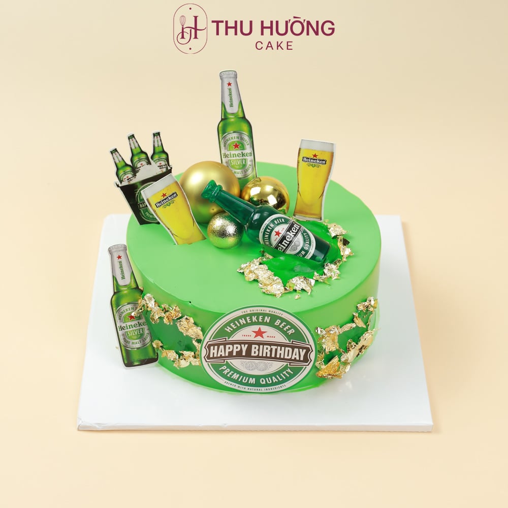 Bánh Kem Bia Heineken Cho Nam Sang Trọng Nhất 2024