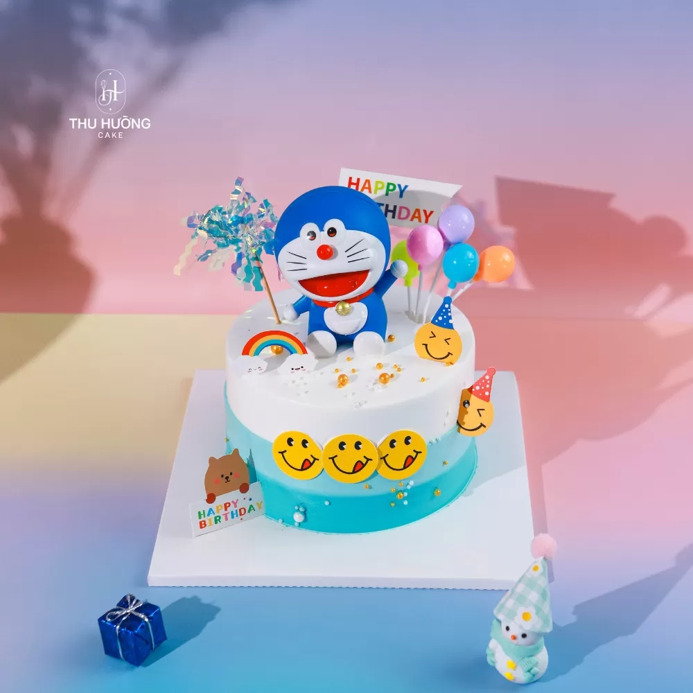 Bánh sinh nhật doraemon đáng yêu