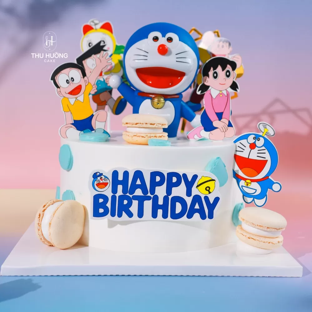 Bánh sinh nhật đoraemon tặng bé
