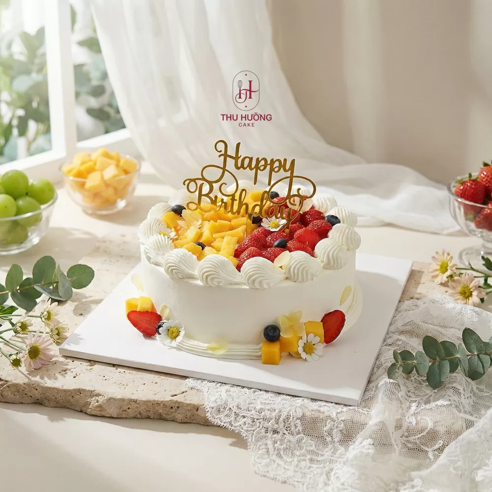 Bánh sinh nhật trái cây ngon