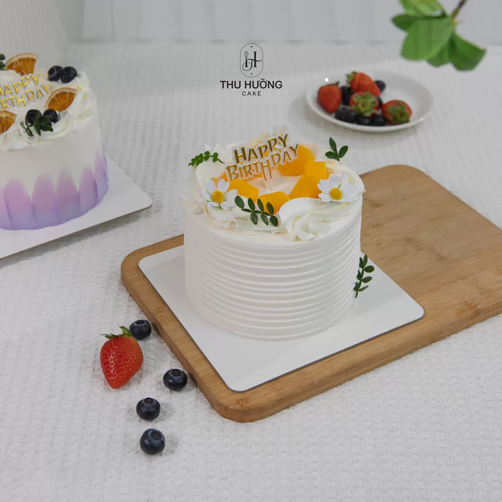 Bánh sinh nhật vị xoài hấp dẫn