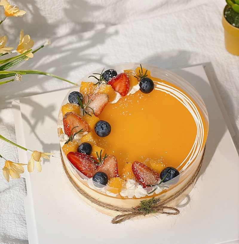 Bánh mousse xoài mềm mại