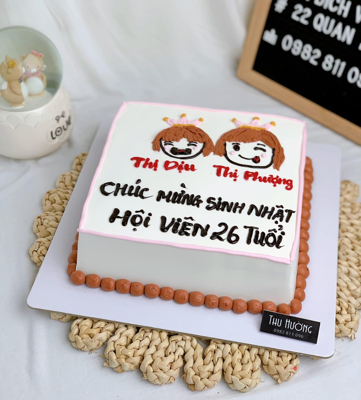 Bánh Sinh Nhật Mô Hình & Hình Vẽ - Bánh Sinh Nhật Thu Hường | Thu Hường Cake