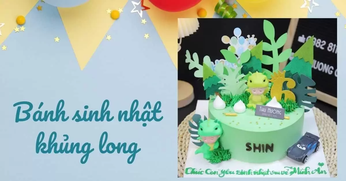 101+ Mẫu Bánh Sinh Nhật Khủng Long Cute Cho Bé Trai