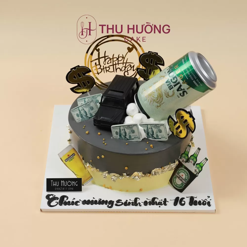 Mẫu Bánh Sinh Nhật Sang Trọng Tặng Chồng