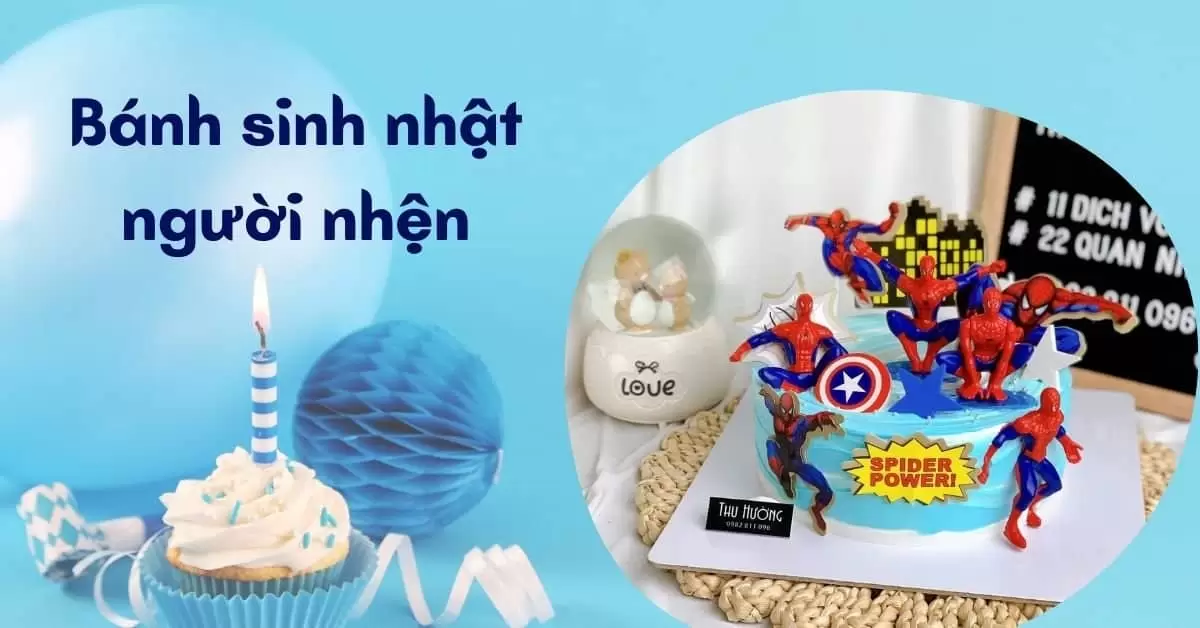 Những Mẫu Bánh Sinh Nhật Người Nhện Cho Bé Trai Cực Ngầu