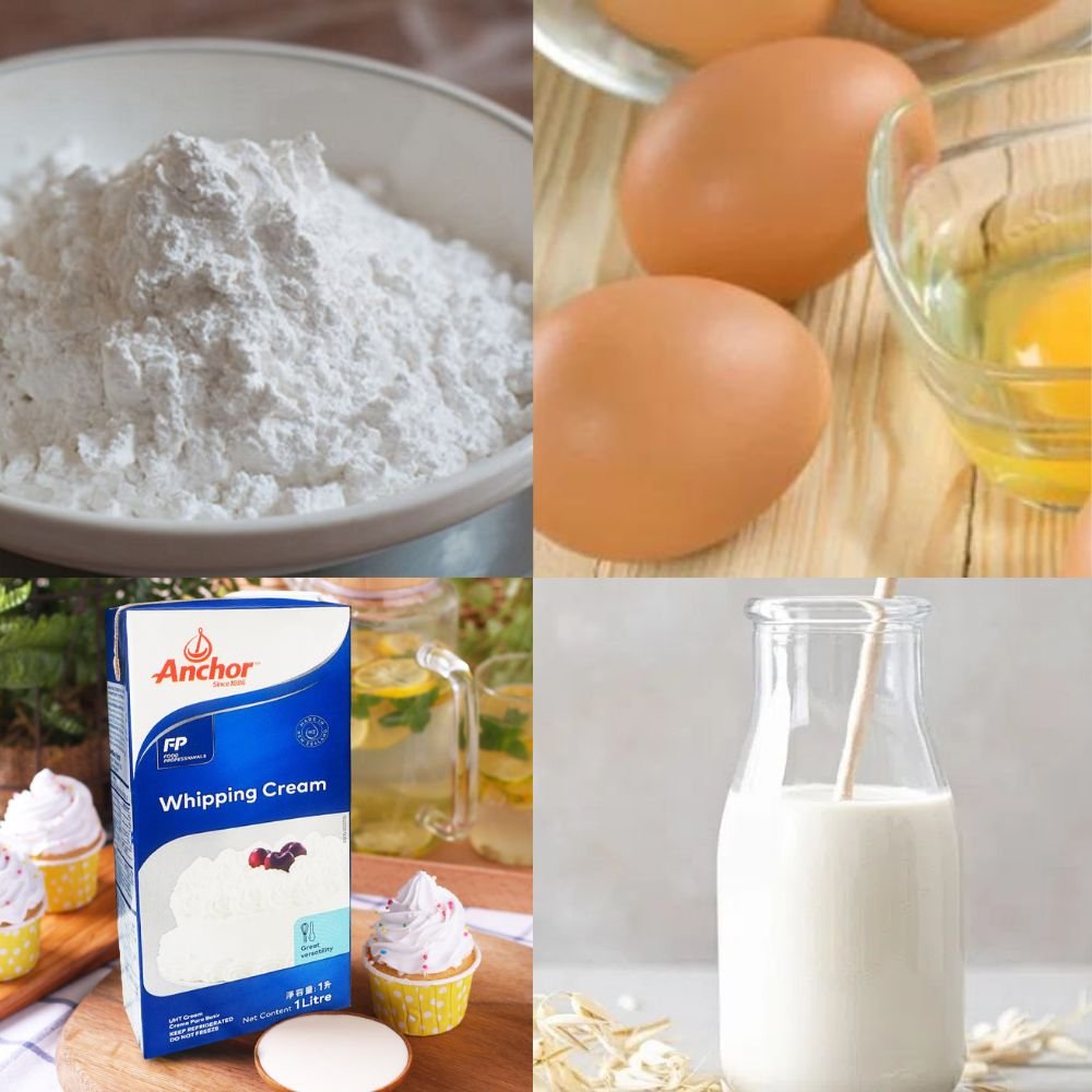 Nguyên Liệu Làm Bánh Sinh Nhật đơn Giản