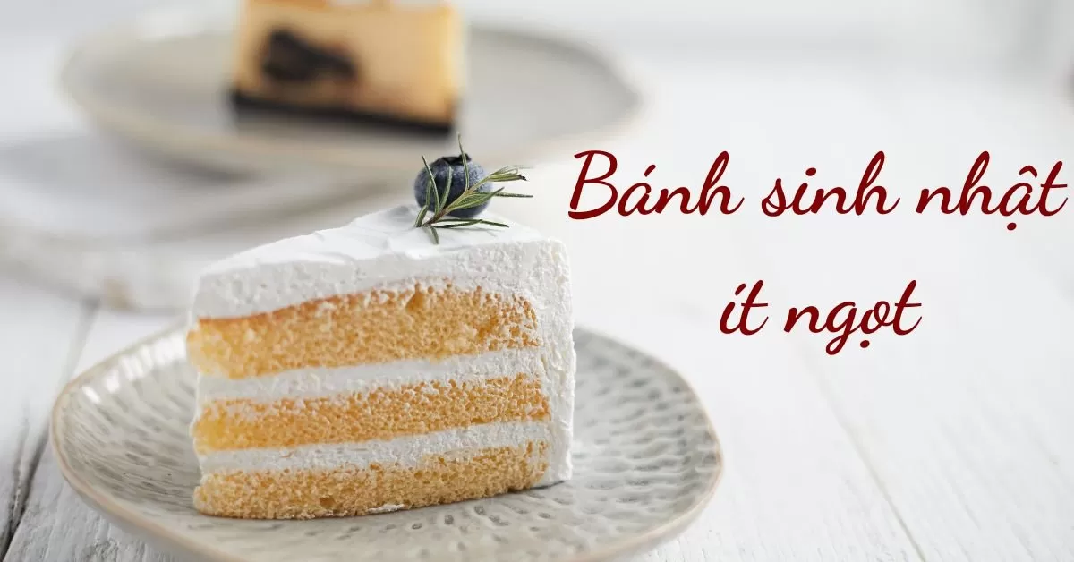 Tận Hưởng Bánh Sinh Nhật ít Ngọt, Ngon Miệng Mà Không Sợ Tăng Cân