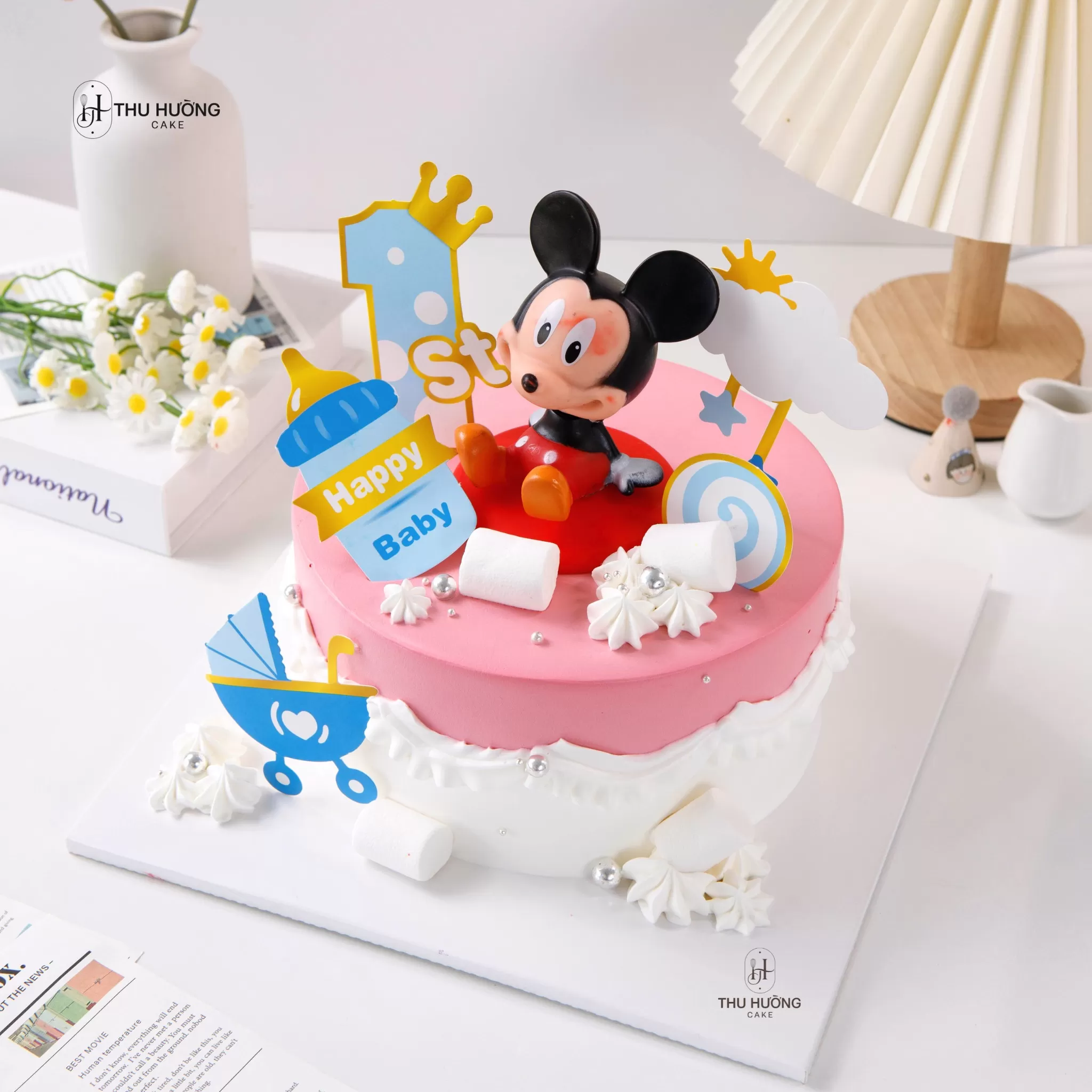 Banh sinh nhat chuot mickey