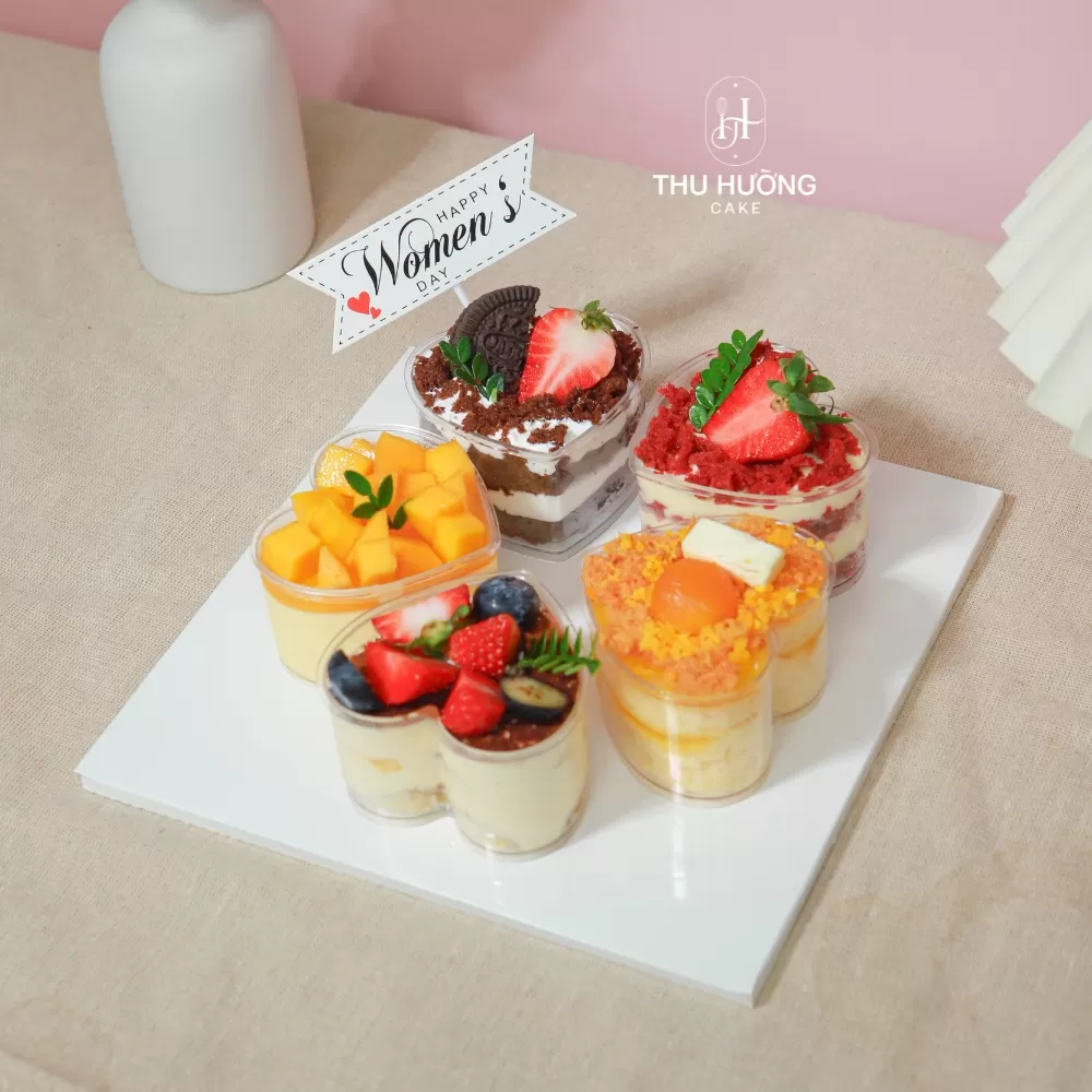 Set bánh mix vị trái tim