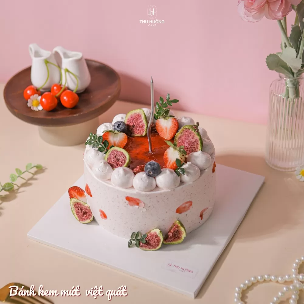 Mẫu bánh sinh nhật hoa quả được yêu thích