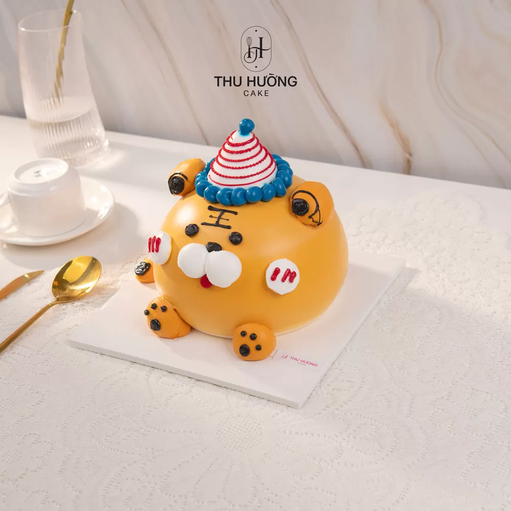Bánh kem hình con hổ dễ thương