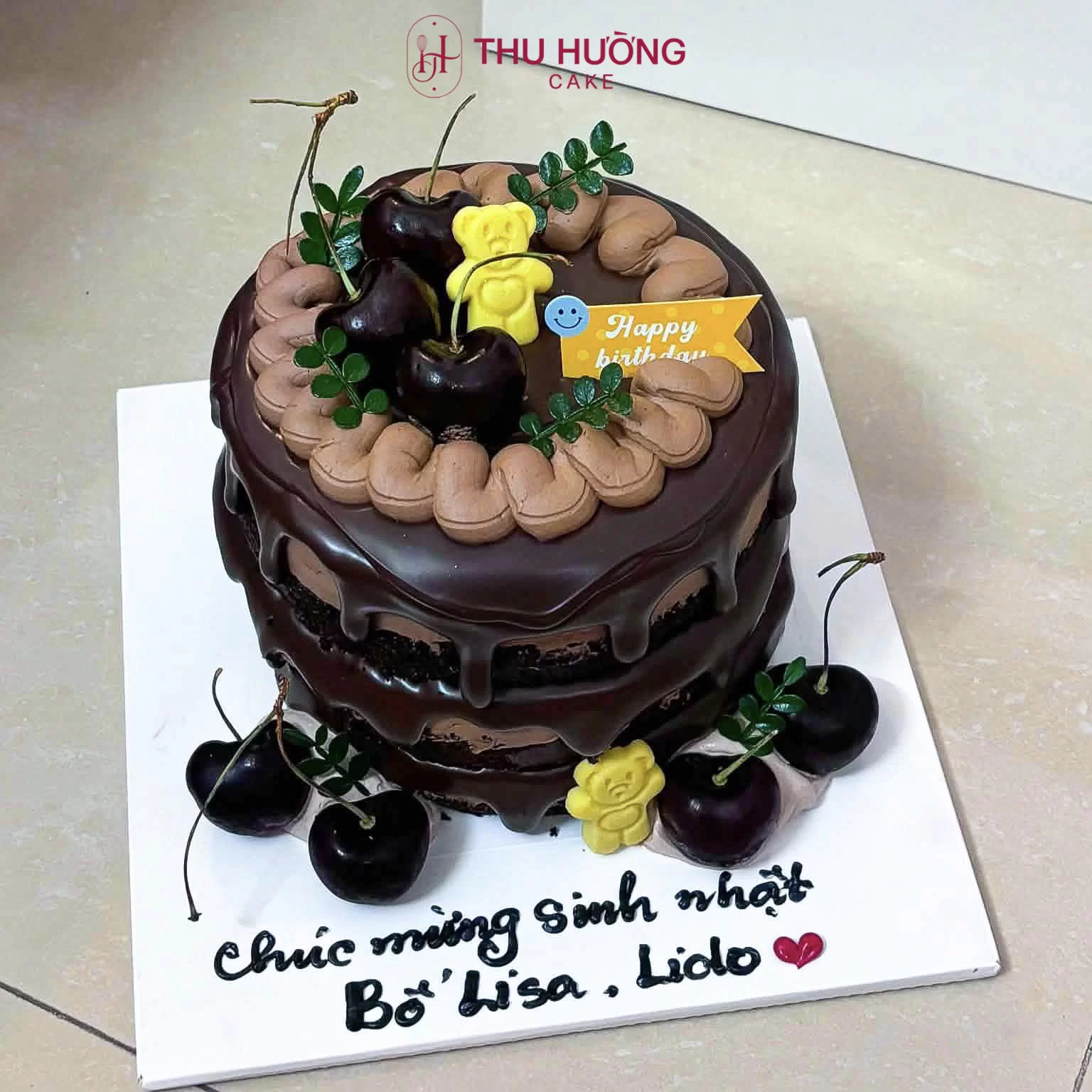 Bánh choco rhum cake sang trọng tinh tế